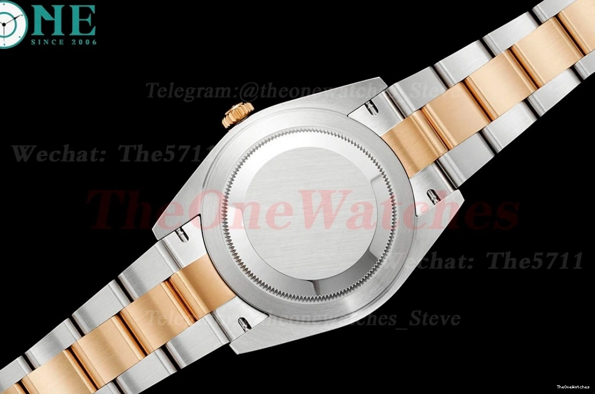 Oys Textured Silver EWEF 41mm Datejust 126331 RG SS A3235 Dia 0514